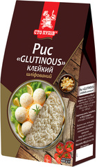 Рис «GLUTINOUS» клейкий шліфований ТМ "Сто пудів", 400г